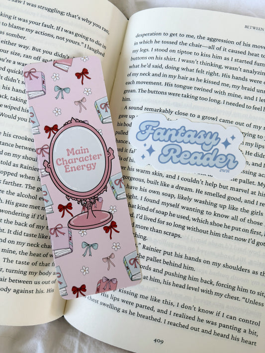Main Character Energy Bookmark