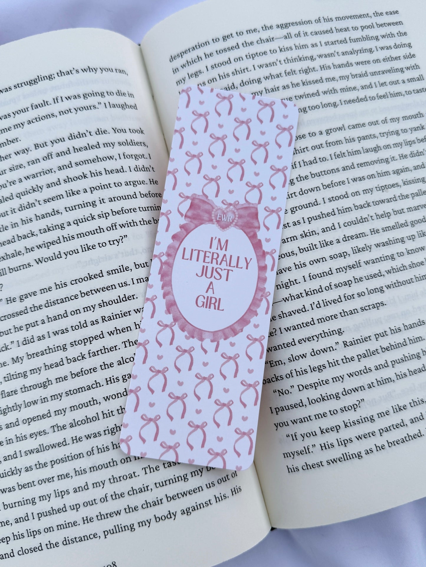 Literally Just A Girl Bookmark