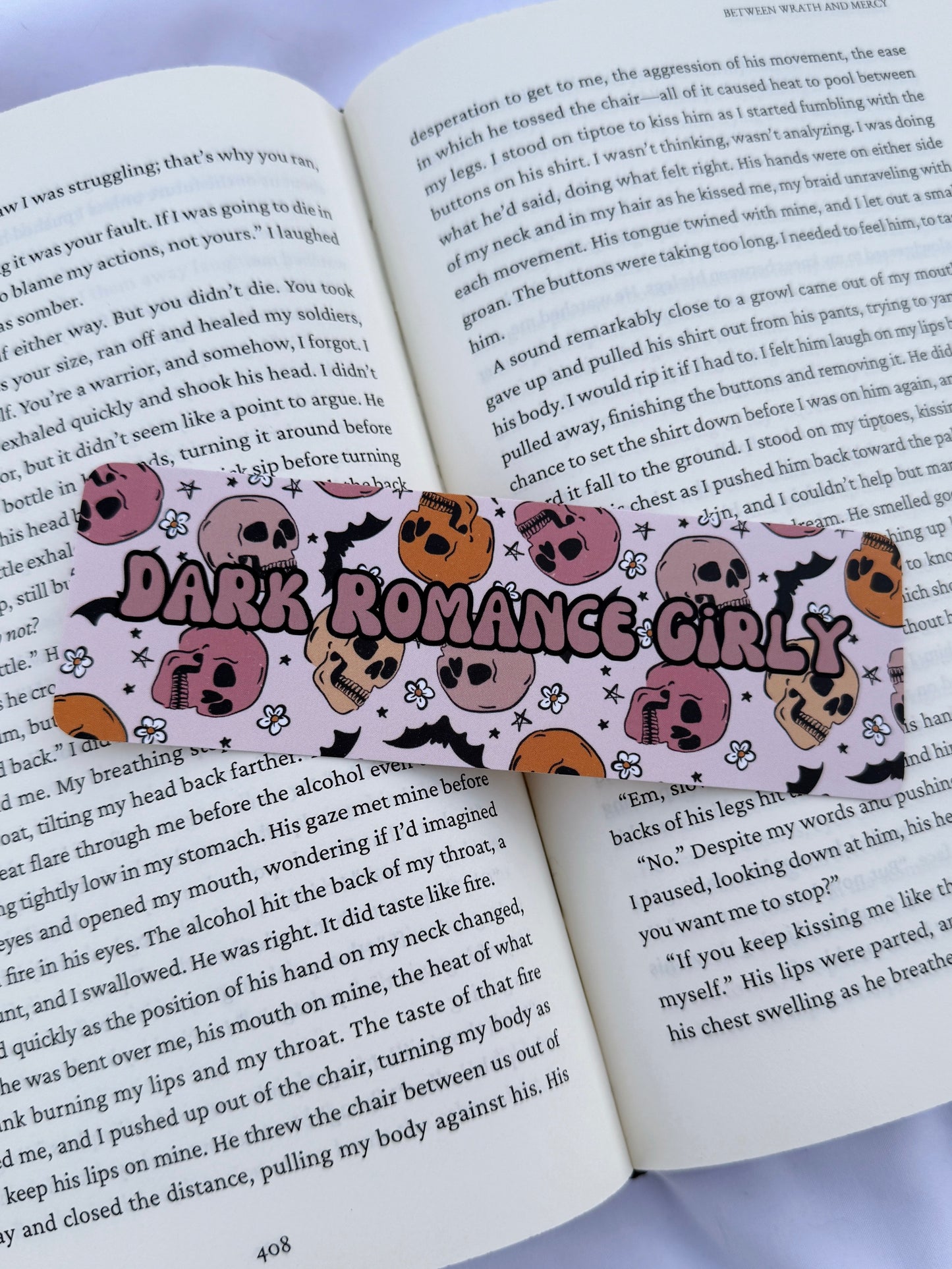 Dark Romance Girly Bookmark