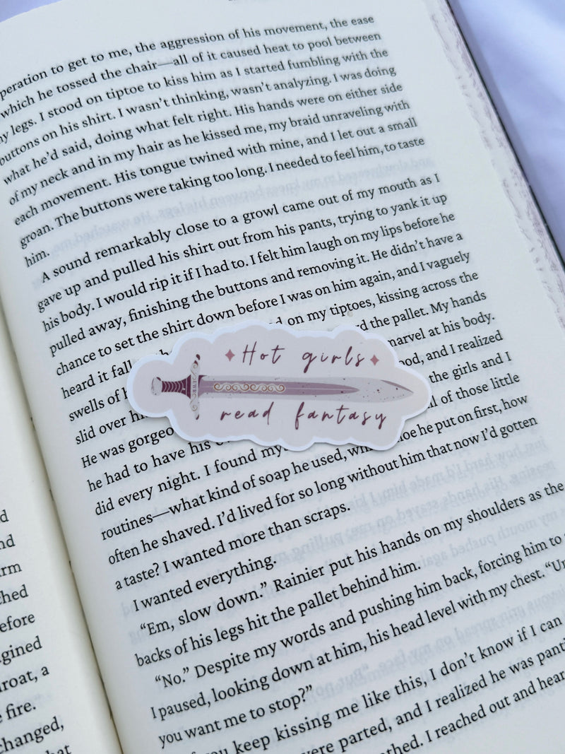 Hot Girls Read Fantasy Sticker