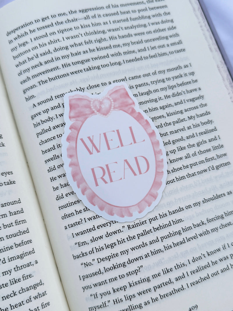 Well Read Mirror 3” Sticker