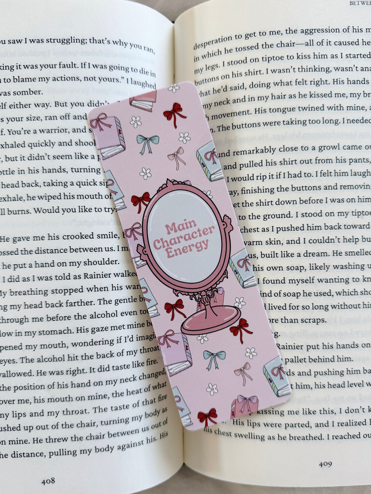 Main Character Energy Bookmark